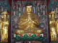 background: Golden Buddha