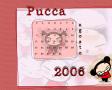 background: Pucca Calendar - August 2006