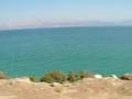 background: Dead Sea at noon
