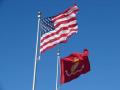 background: Marines Flag
