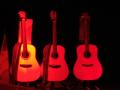 background: Guitars on stage 