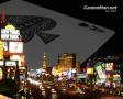 background: Las Vegas Strip by Night