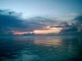 background: Bahamas sunset