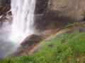background: Vernal Falls rainbow