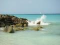 background: Aruba beach